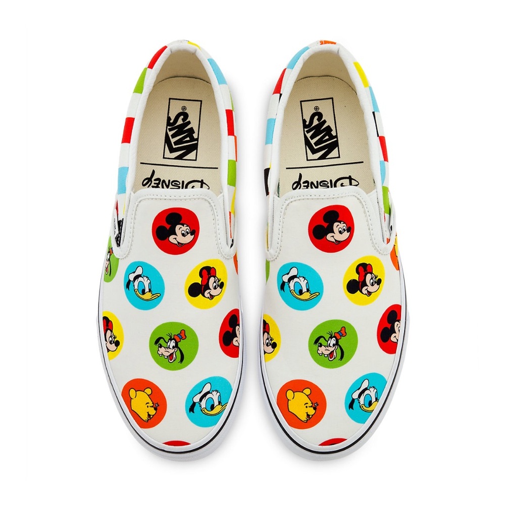 Disney characters slip on Vans